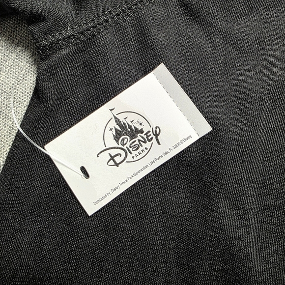 NWT Disney Parks Disneyland Minnie Mouse Sequin Black Sparkle Tee Women's XS - Picture 5 of 7